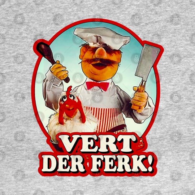 Vintage Chiken Vert Der Ferk by Sidomulyostore